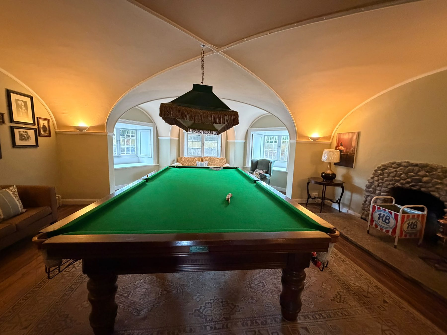 The billiards room at Mountainstown