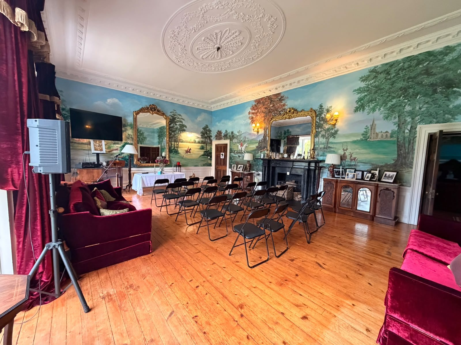 A dining room at Mountainstown