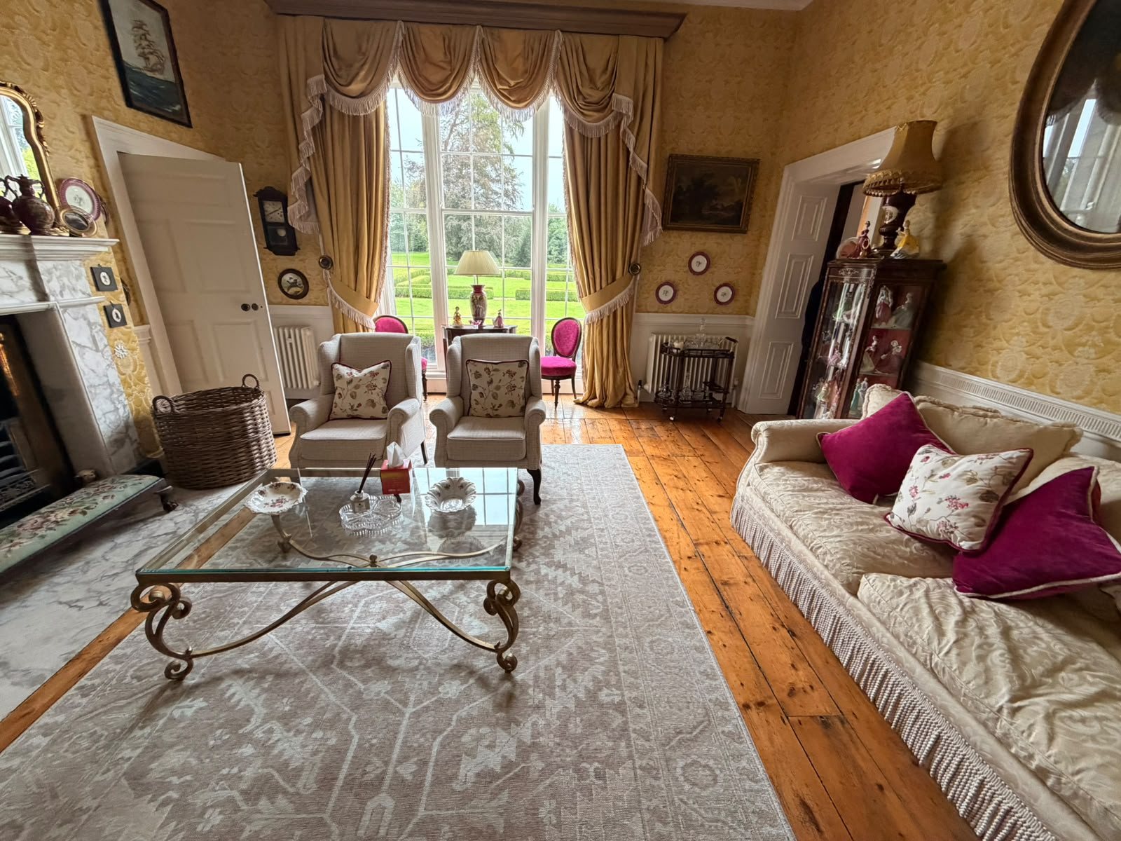 An interior in the main house